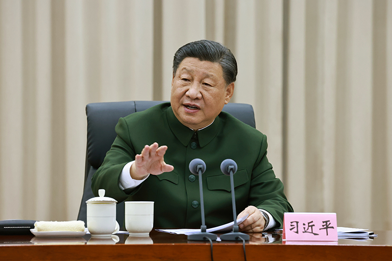 11月29日，中共中央總書記、國家主席、中央軍委主席習(xí)近平到武警海警總隊(duì)東海海區(qū)指揮部視察。這是習(xí)近平發(fā)表重要講話。